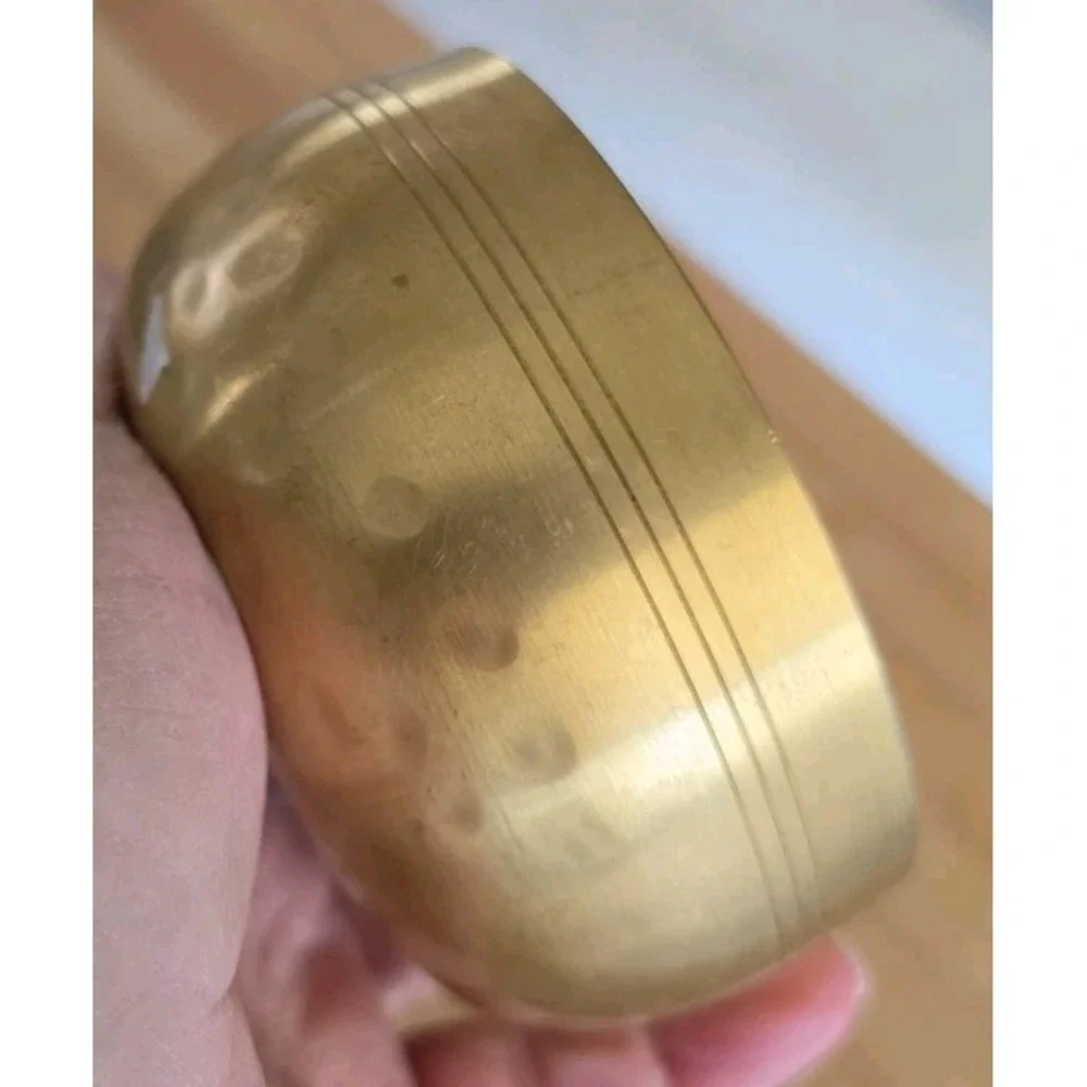 Brass Tibetan Singing Bowl Only Yoga Sound Healing Meditation‎ Instrument Church
